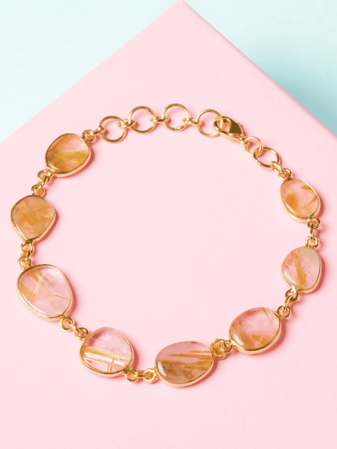 Golden Rutile Bracelet - QUEENS JEWELS