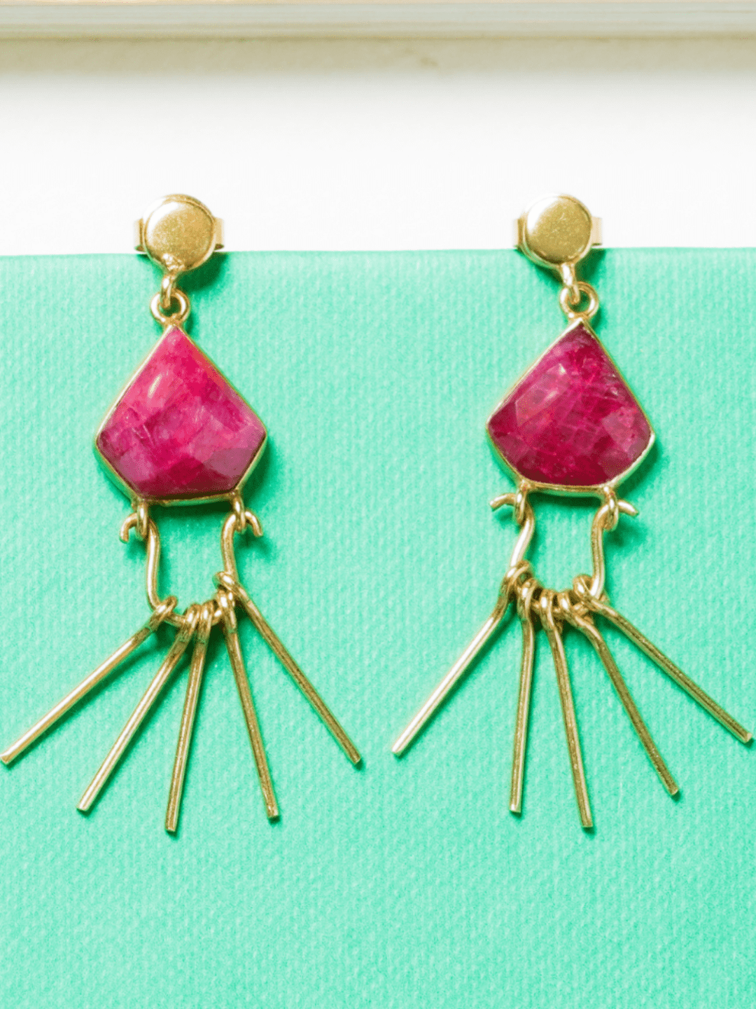 Brace Ruby Earrings - QUEENS JEWELS