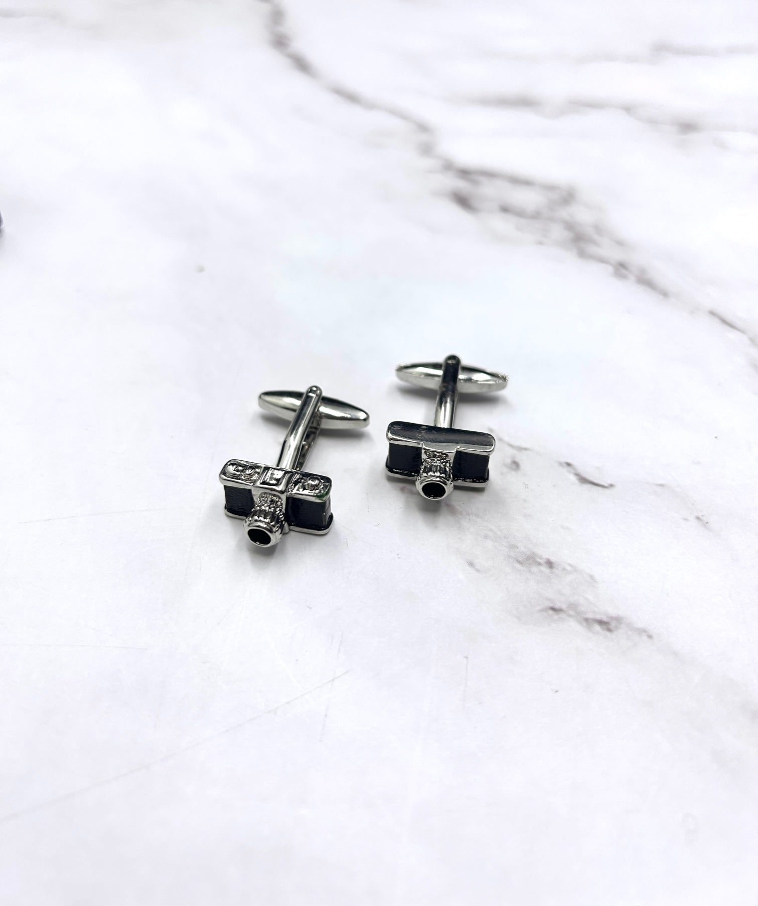 Camera Snapshot Splendor Cufflinks - QUEENS JEWELS