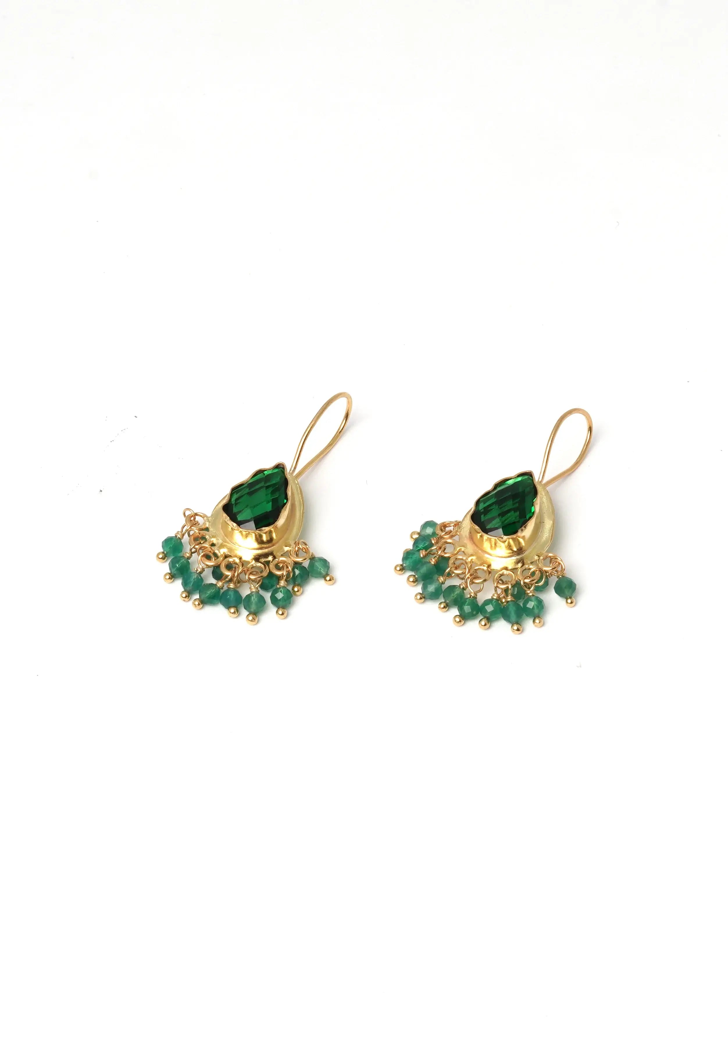 Teardrop Semi Precious Stone Earring