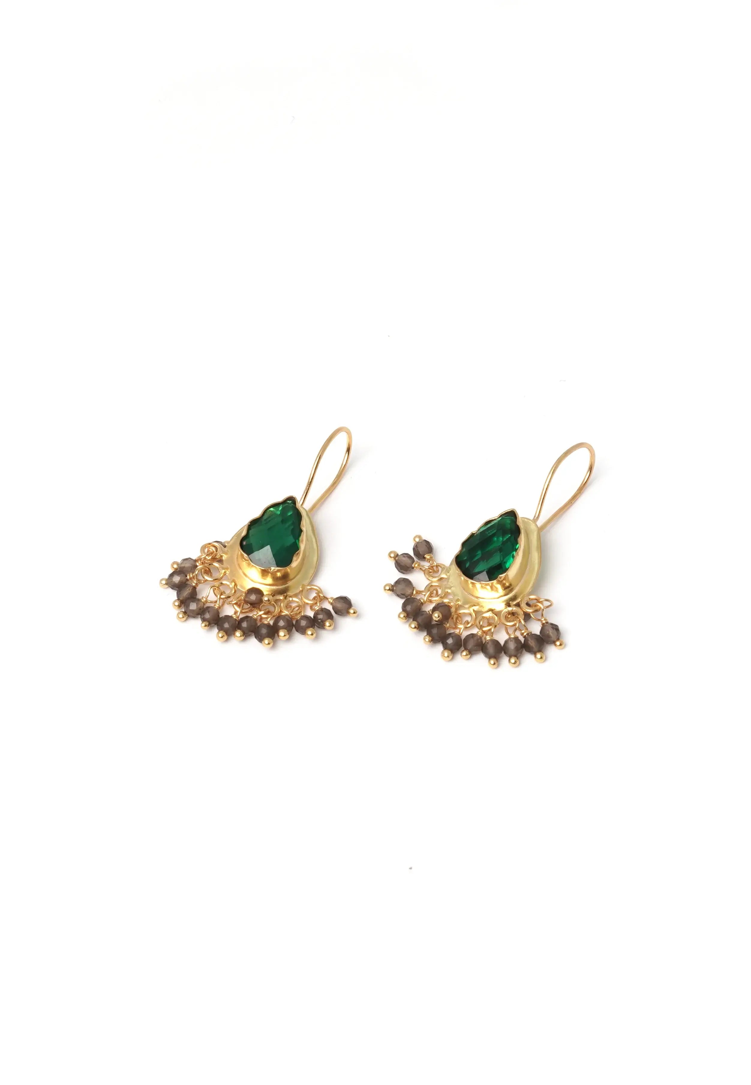Teardrop Semi Precious Stone Earring