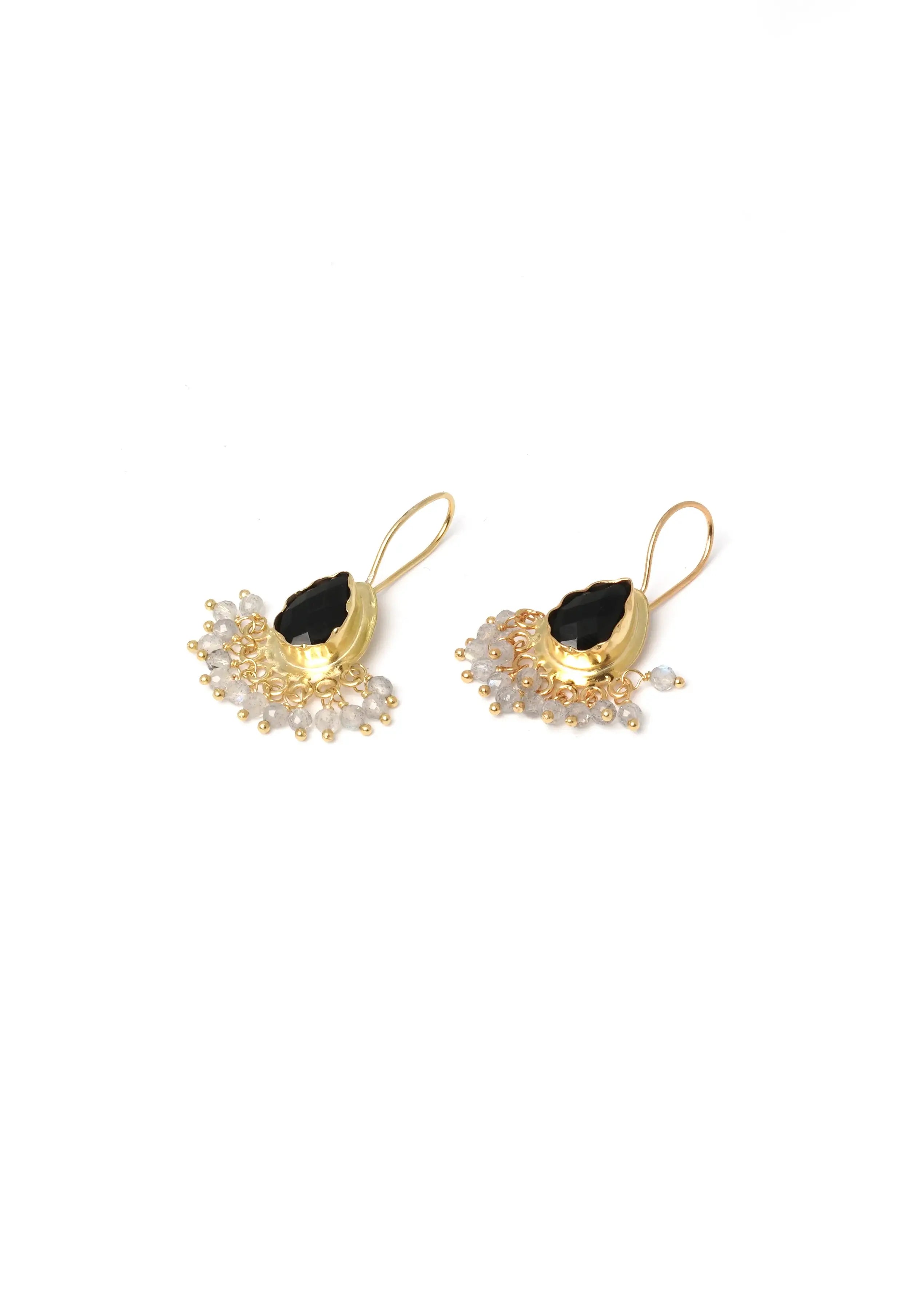 Teardrop Semi Precious Stone Earring