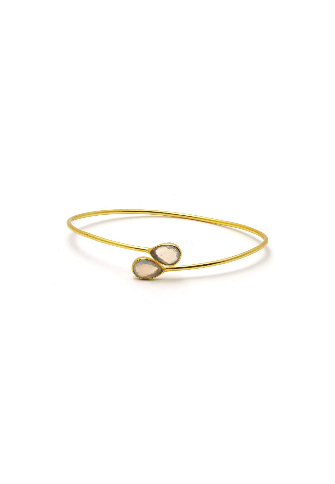 Dual Gemstones Adjustable Bracelet - QUEENS JEWELS
