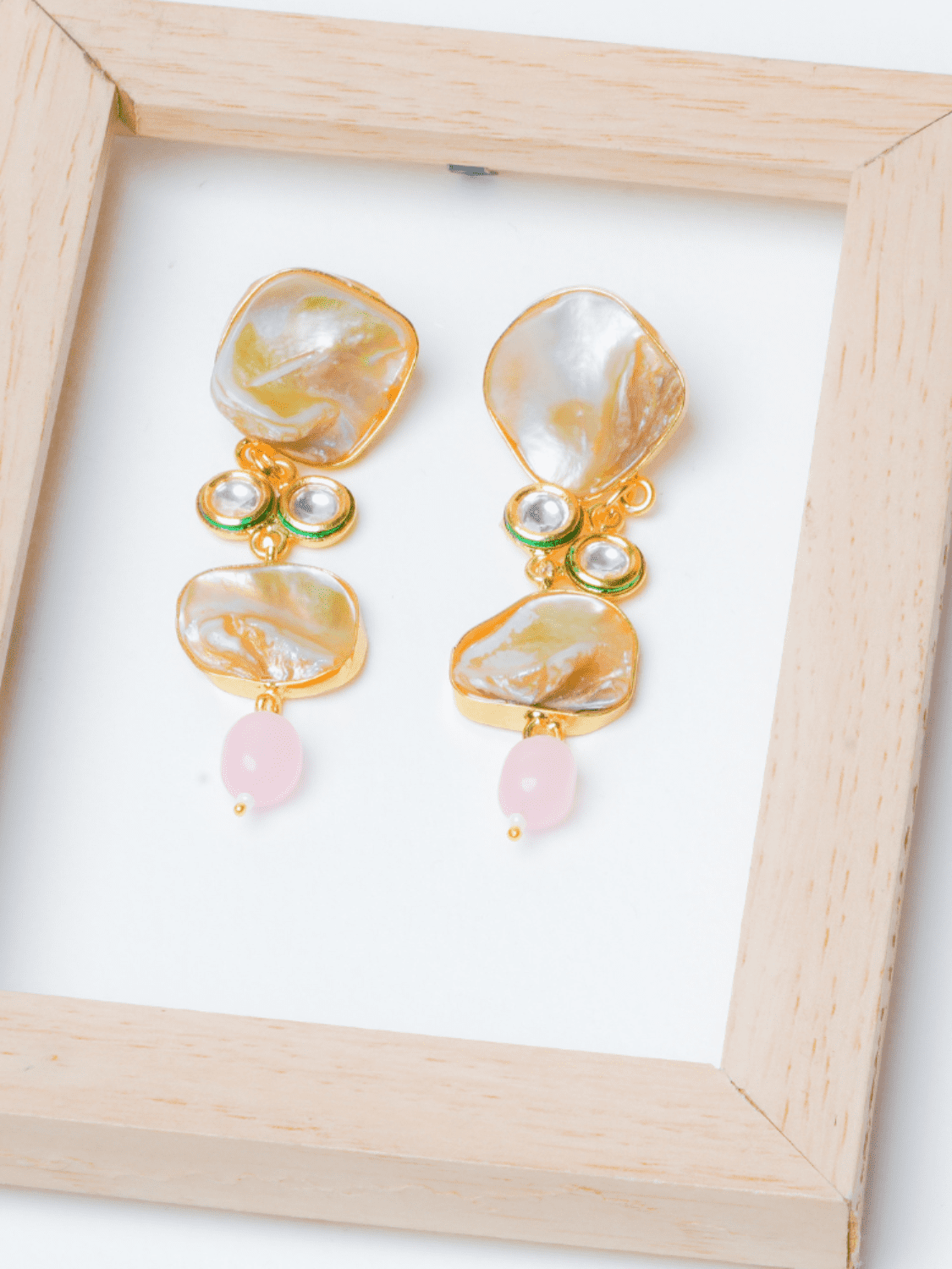 Pink Multilayered String Necklace Set (26 inches) - QUEENS JEWELS