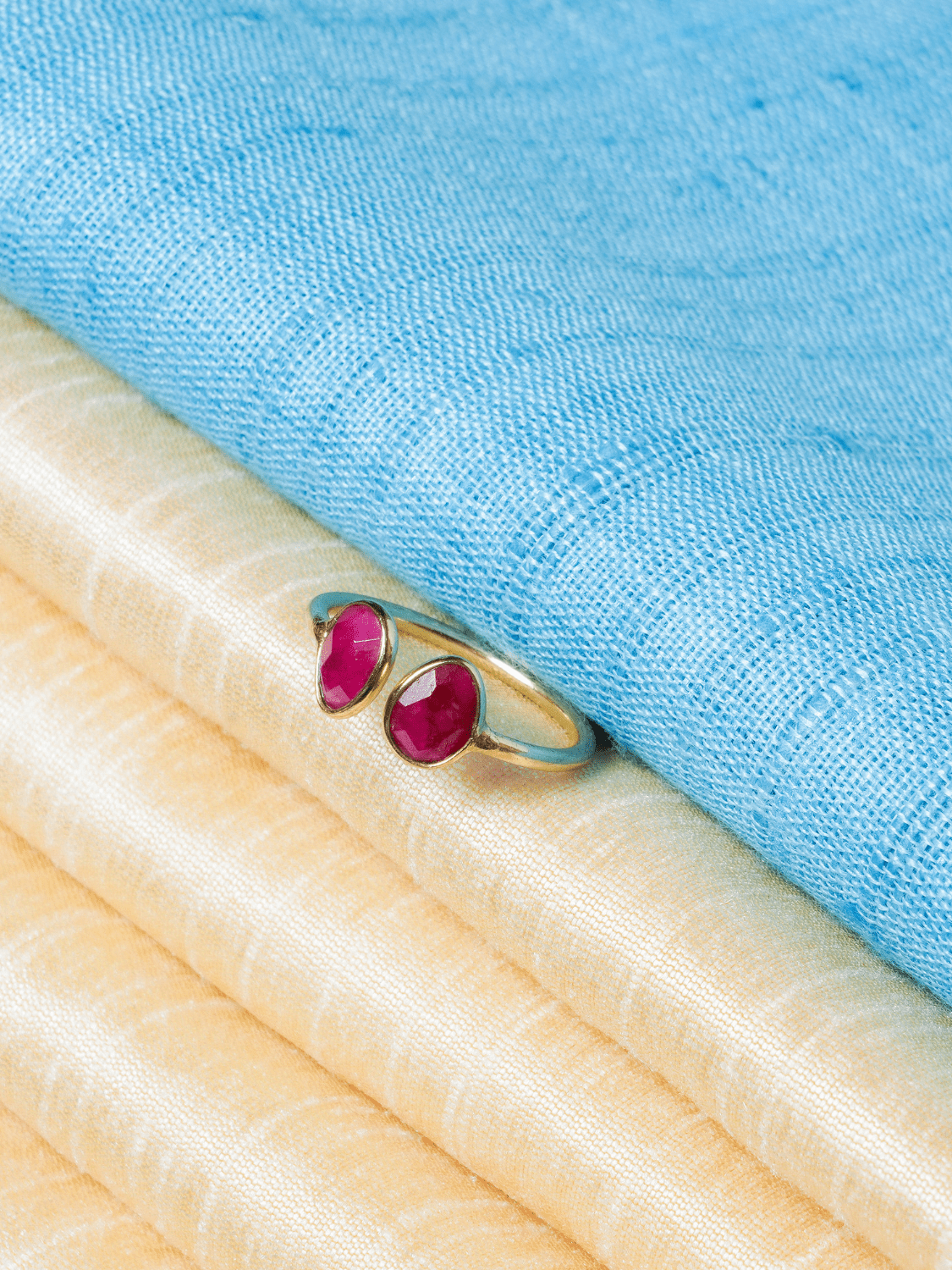 Twin Stone Ring - QUEENS JEWELS