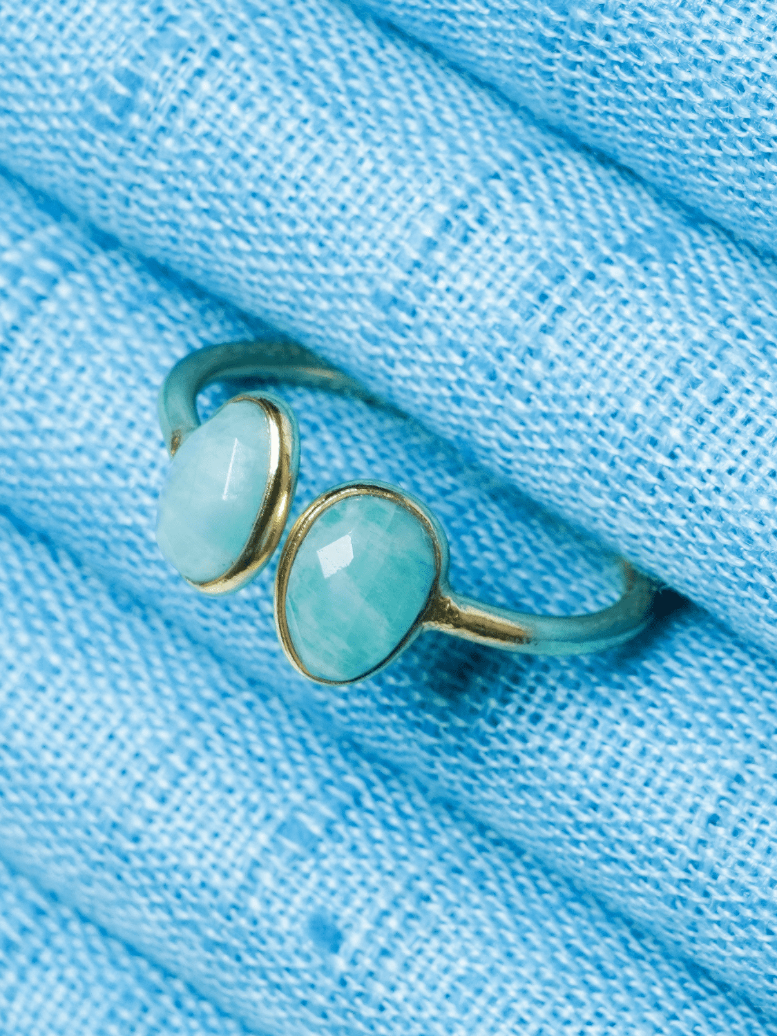 Twin Stone Ring - QUEENS JEWELS
