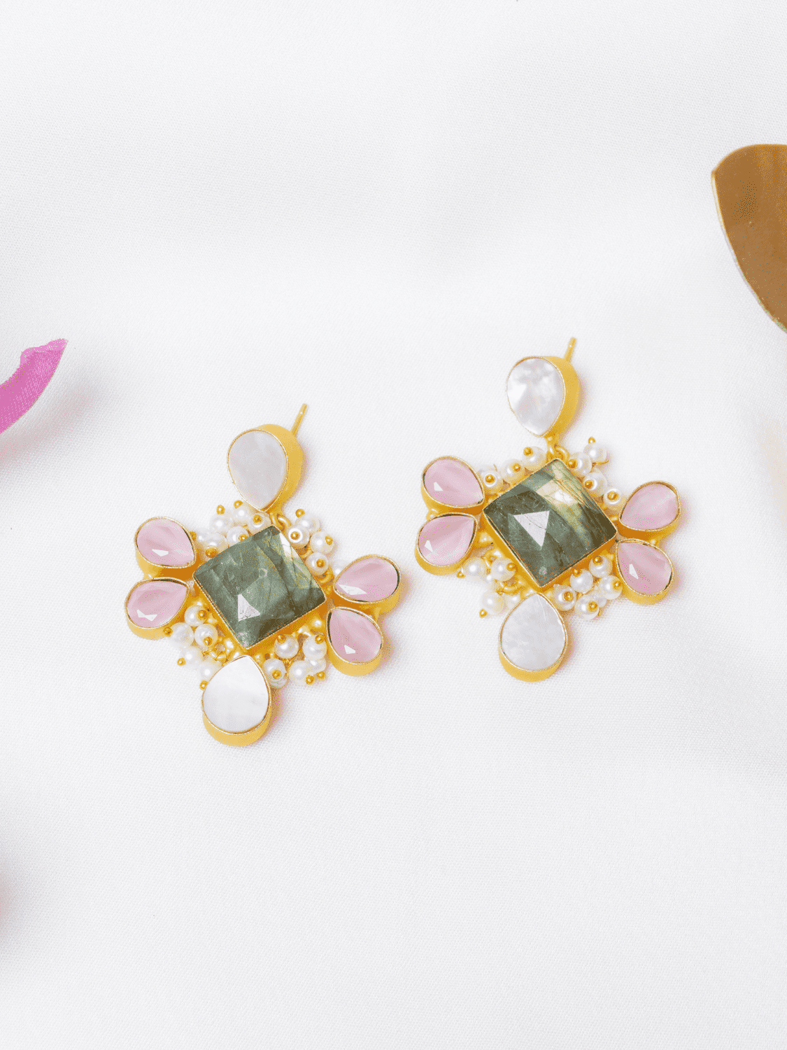 Lily Stylish Danglers - QUEENS JEWELS
