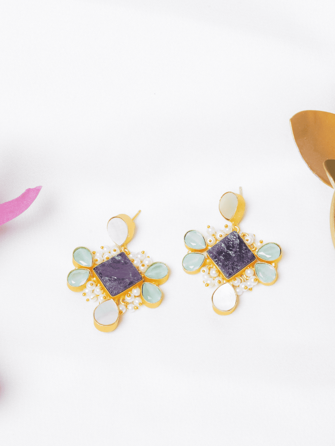 Lily Stylish Danglers - QUEENS JEWELS