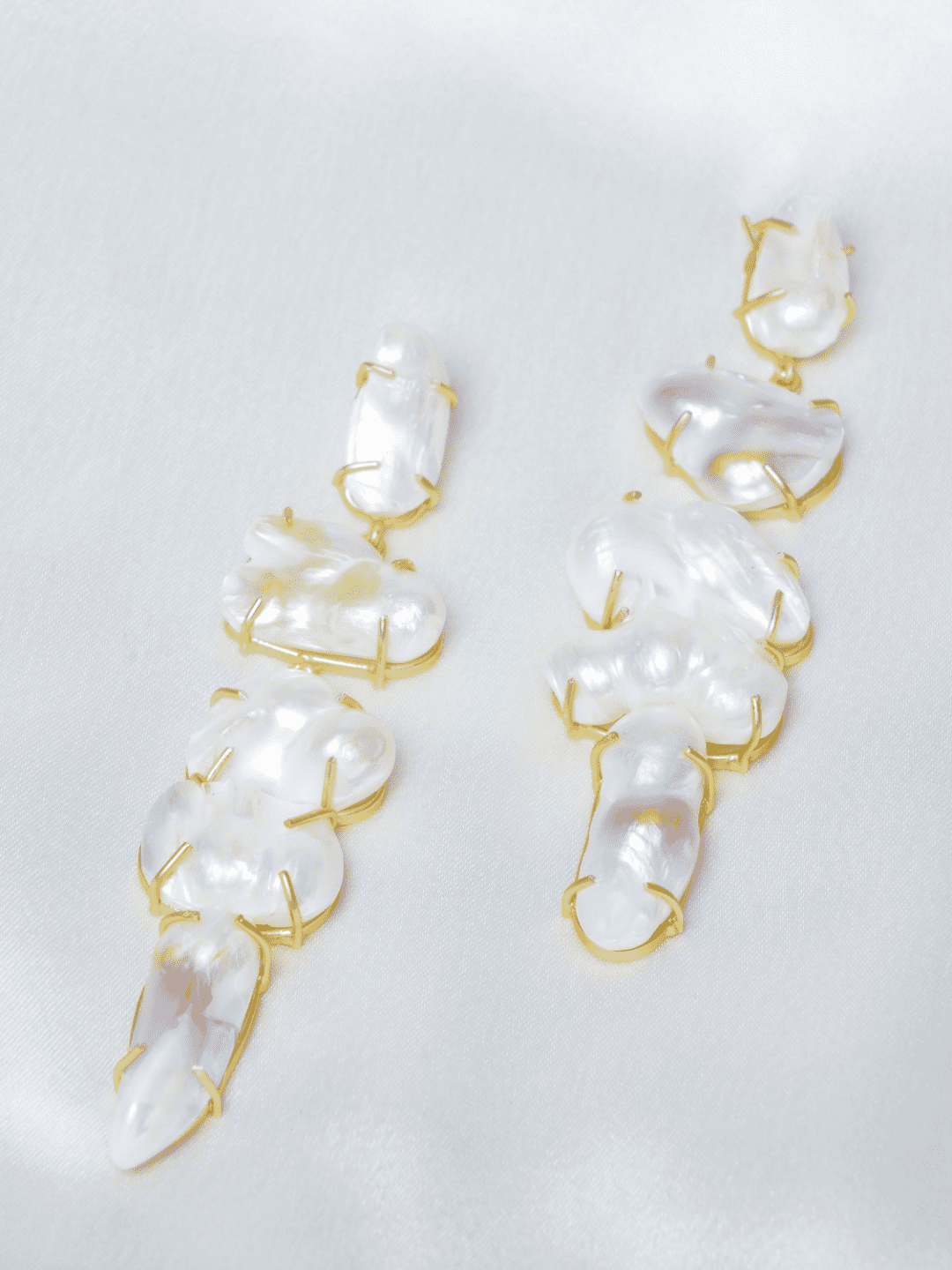 Baroque Pearls Danglers - QUEENS JEWELS