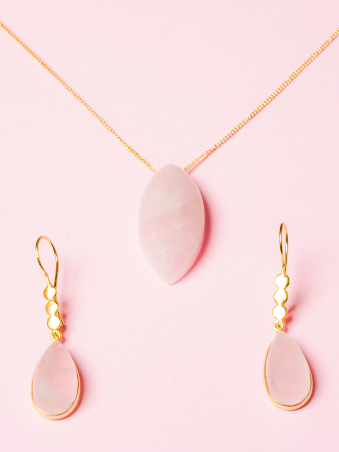 Teardrop Pendant Set - QUEENS JEWELS