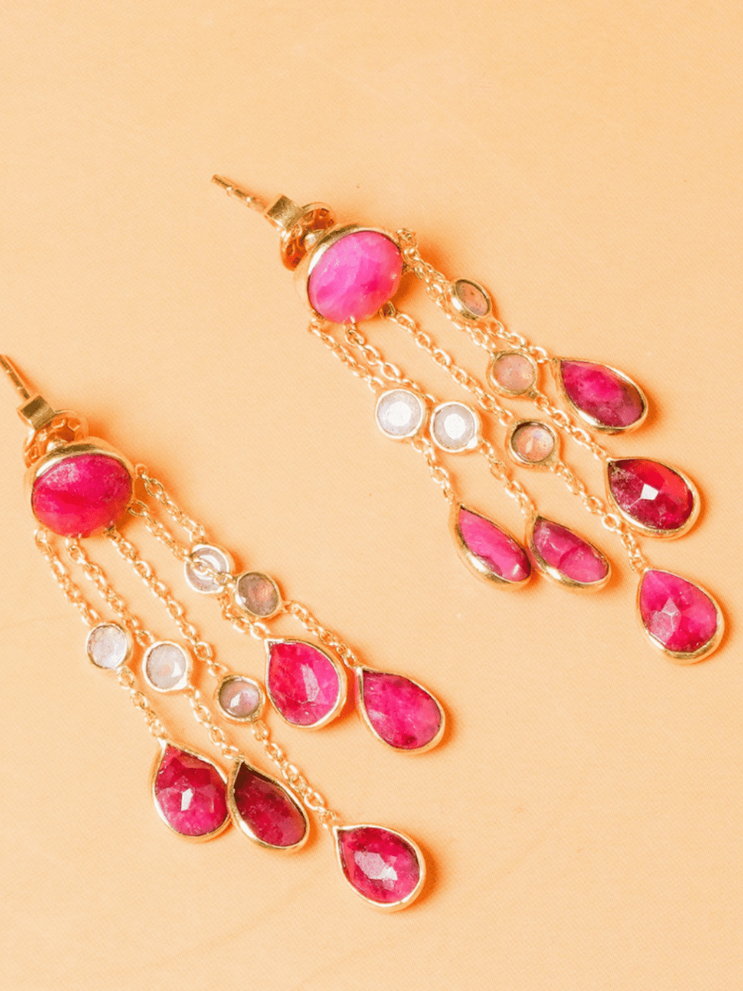 Alizeh Raindrop Earrings - QUEENS JEWELS